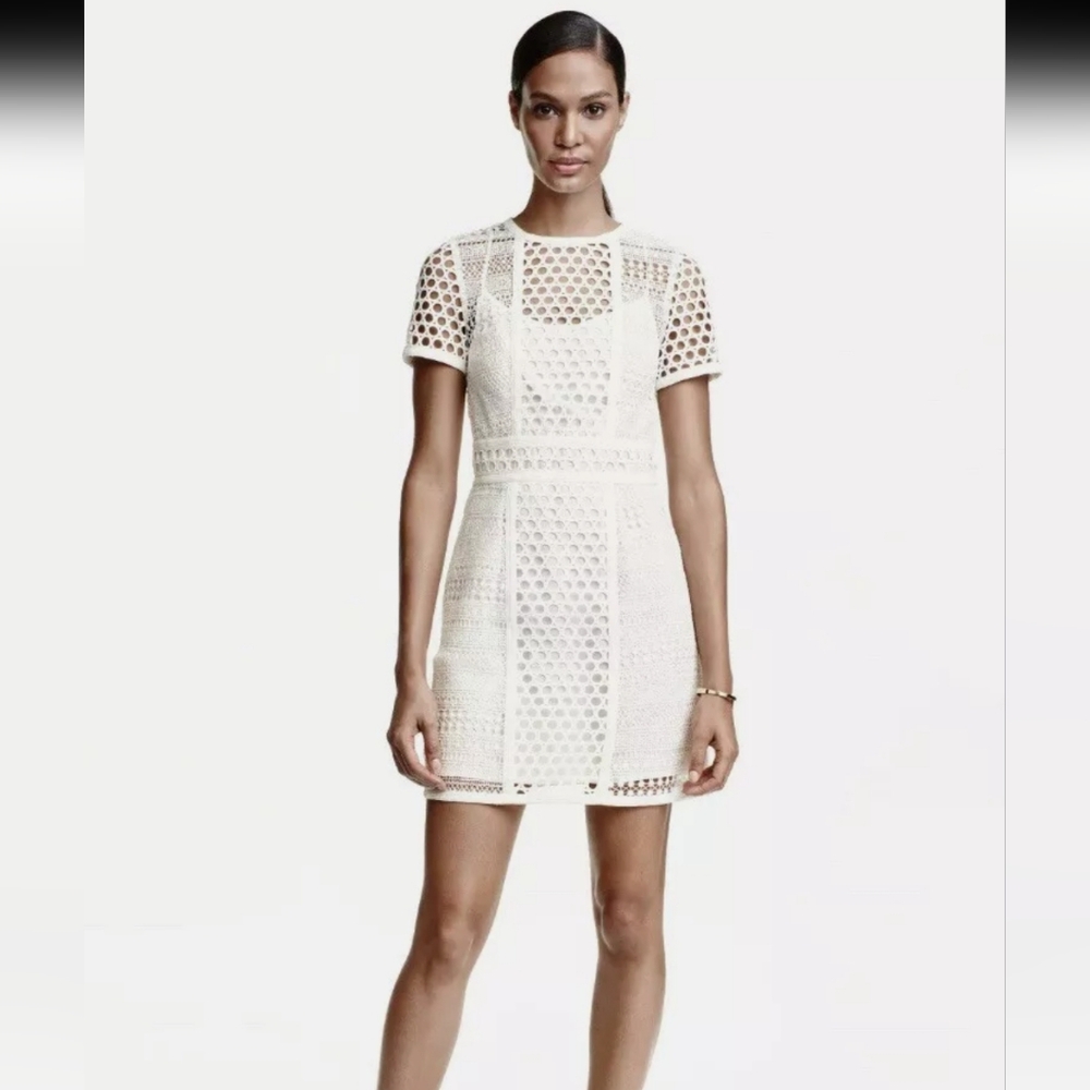 H&M White Eyelet Dress